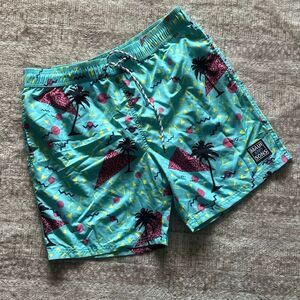Maui & Sons Size Large men’s swim trunks 80s print
